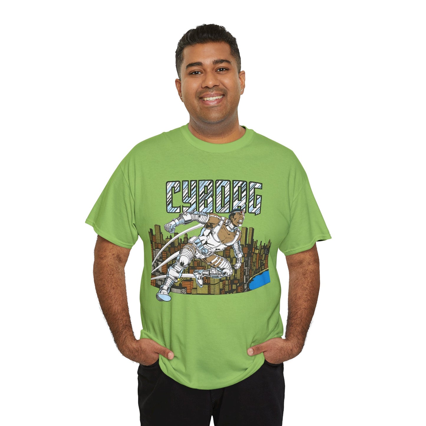 Cyborg T-Shirt - George Perez Art - New Teen Titans - DC Comics