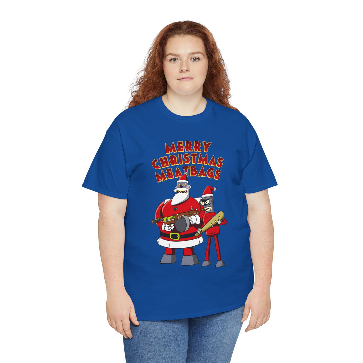 Robot Santa Claus & Bender Futurama Christmas T-Shirt