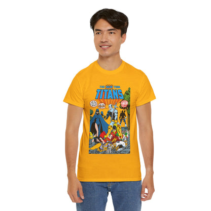 New Teen Titans T-Shirt - George Perez Art - #2 Cover Art - Deathstroke & Ravager - DC Comics