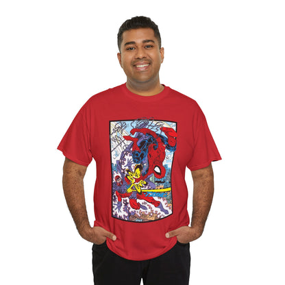 Spider-Man Vs Magneto T-Shirt - Erik Larsen Art - Marvel Comics