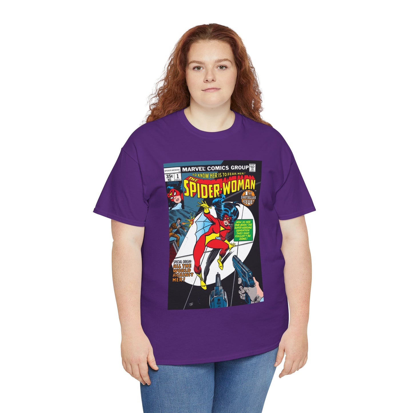 Spider-Woman T-Shirt - 1978 Marvel Comics - #1 Cover Art - Jessica Drew
