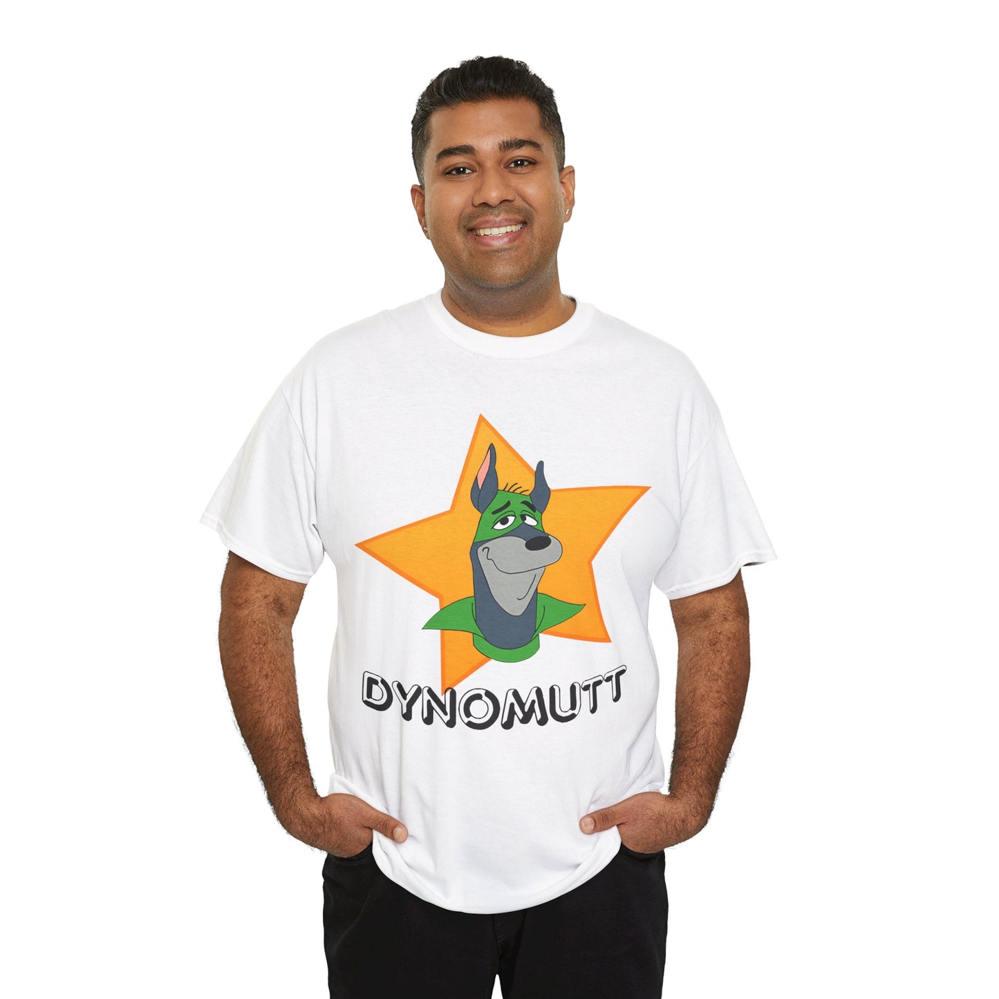 Dynomutt, Dog Wonder T-Shirt - Hanna-Barbera Saturday Morning Cartoon 1970s - Blue Falcon Sidekick