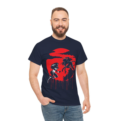 Wonder Woman Vs Cheetah T-Shirt - George Perez Art - Ultimate Blood Battle - DC Comics