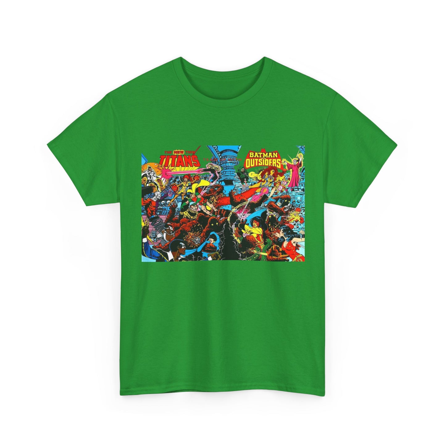 New Teen Titans & Batman and the Outsiders T-Shirt - George Perez & Jim Aparo Art - DC Comics