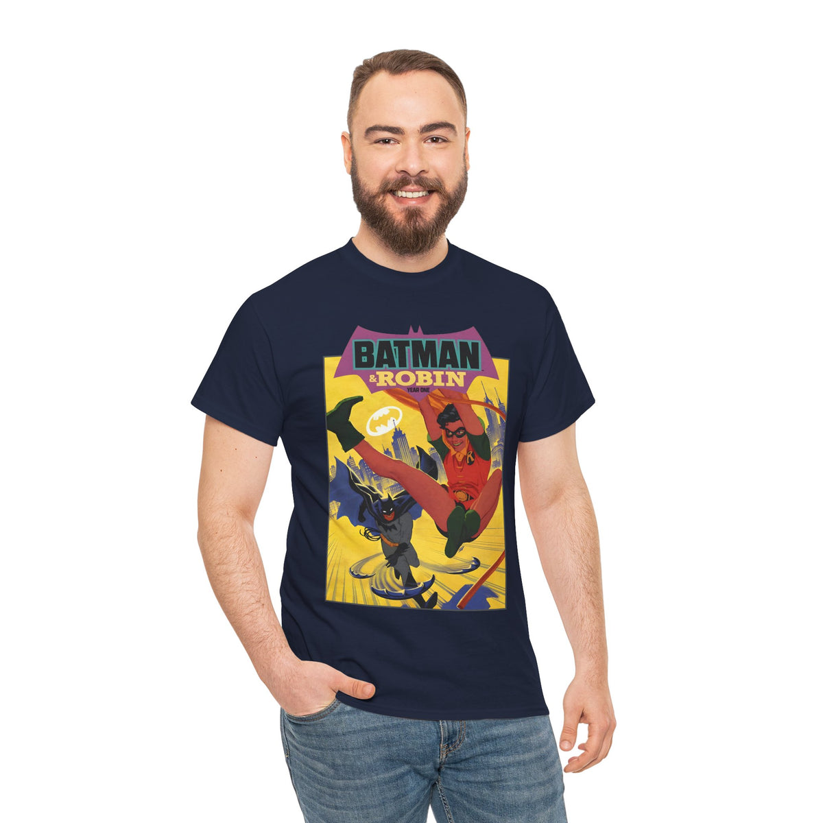 Batman & Robin T-Shirt - David Talaski Art - DC Comics