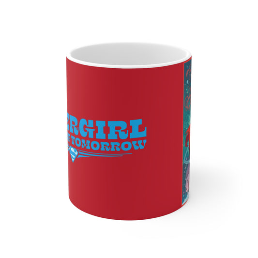 Supergirl Woman of Tomorrow Coffee Mug, 11oz - Kara Zor-El - Superman's Fearless Cousin - Maid of Might - From the Popular Tom King Story - DC Comics