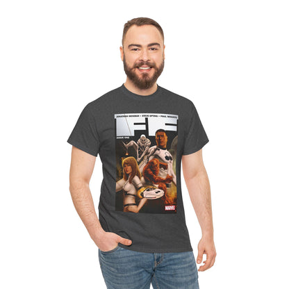 FF #1 T-Shirt - Steve Epting Art - Fantastic Four/Future Foundation - Spider-Man, Mr. Fantastic, Invisible Woman, The Thing - Marvel Comics