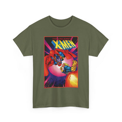 Uncanny X-Men T-Shirt - Joe Madureira Art - #341 Cover Art - Cannonball Vs Gladiator - Marvel Comics