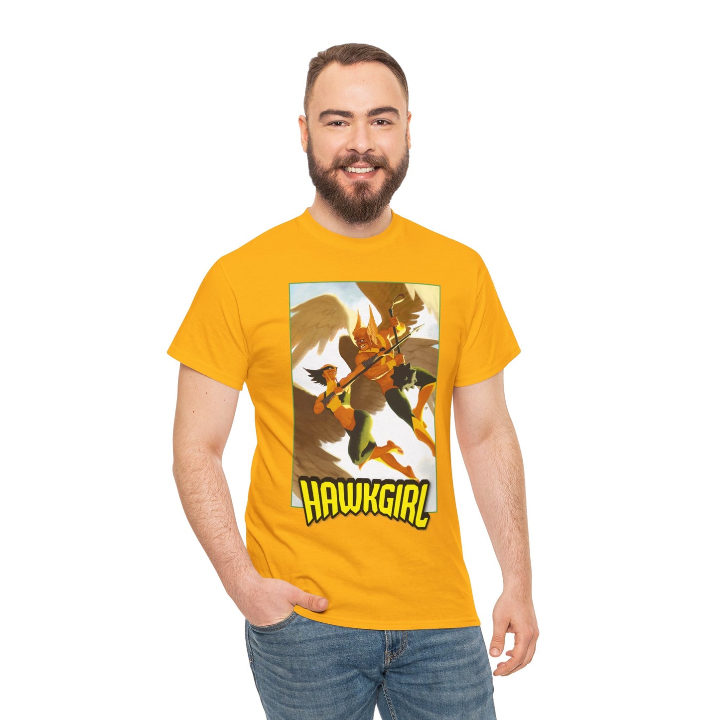 Hawkgirl T-Shirt - David Talaski Art - With Hawkman - DC Comics