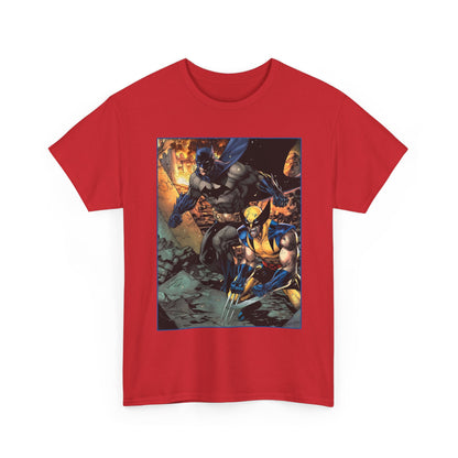 Batman & Wolverine T-Shirt - Jim Lee Art - DC Comics, Marvel Comics