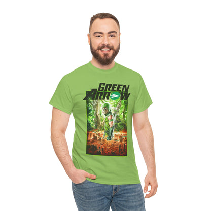 Green Arrow T-Shirt - Mauro Cascioli Art - Brightest Night Cover - Emerald Archer - DC Comics
