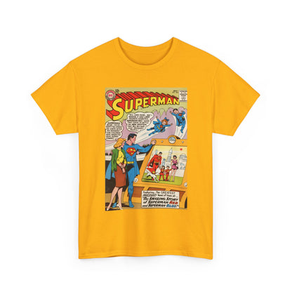 Superman #162 T-Shirt - Superman Blue & Red - Classic Silver Age Imaginary Story - DC Comics
