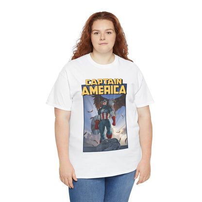 Captain America T-Shirt - Junggeun Yoon Art - Avengers Member - Marvel Comics