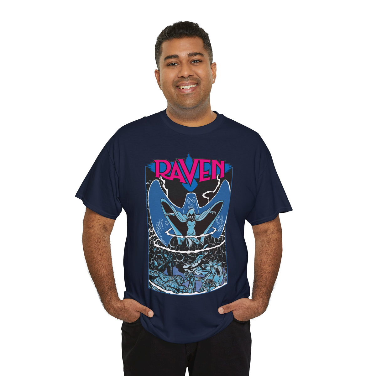 Raven T-Shirt - George Perez Art - New Teen Titans, Trigon - DC Comics