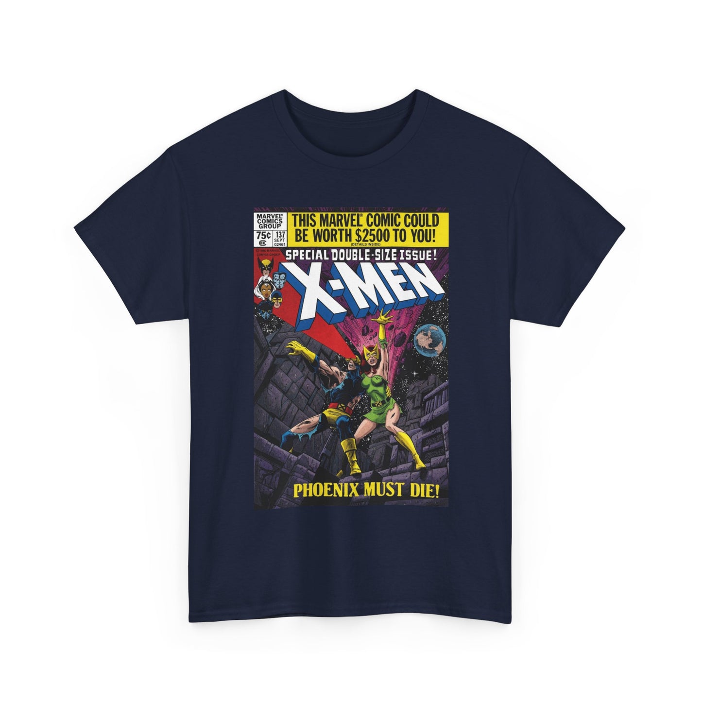 X-Men #137 T-Shirt - John Byrne Art - Cyclops & Phoenix - Marvel Comics