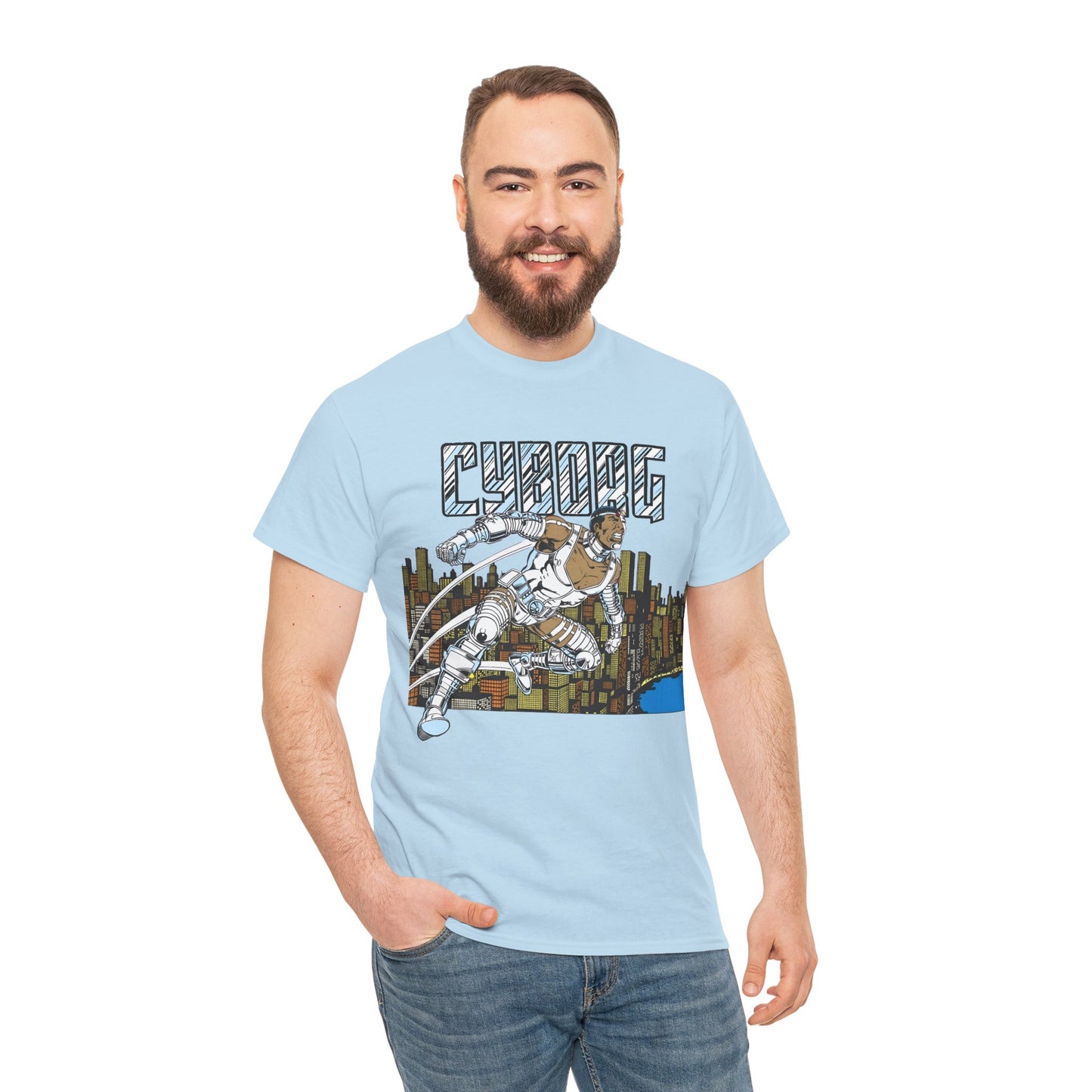 Cyborg T-Shirt - George Perez Art - New Teen Titans - DC Comics