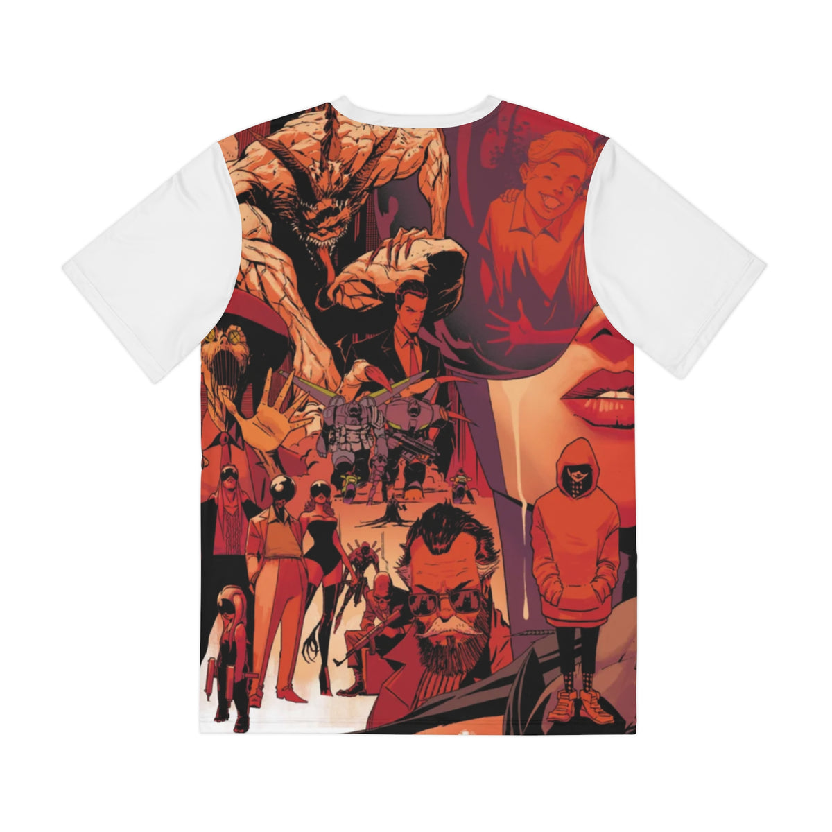 Absolute Batman All-Over Print Tee (Polyester) - Nick Dragotta Art - DC Comics (IMPROVED PLACEMENT AND PRINTING TECHNIQUES)