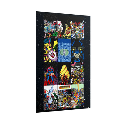 Crisis On Infinite Earths Rolled Poster - George Perez Art - DC Comics - Covers #1-#12 - Multiple Sizes Up to 24"x36"
