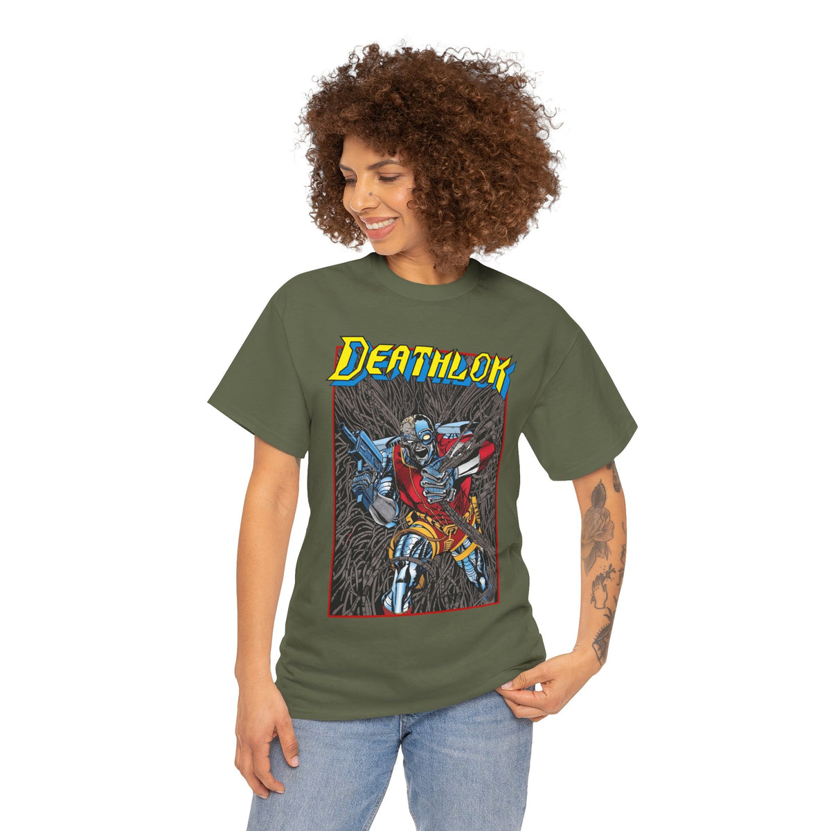 Deathlok T-Shirt - Denys Cowan Art - #1 Cover Art (1991) - Marvel Comics
