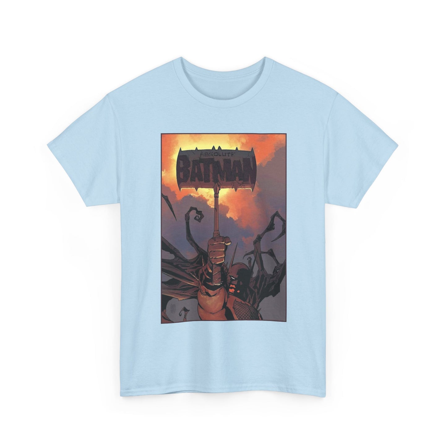 Absolute Batman T-Shirt - Giussepe Camuncoli Art - Raising the Hammer - Gotham Hero - DC Comics All-In