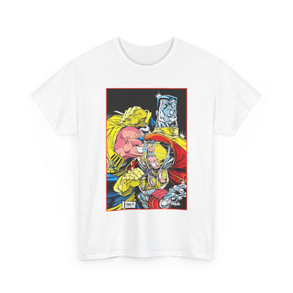 Strong Guy & Colossus T-Shirt - Dale Keown Art - Uncanny X-Men Annual Poster - Marvel Comics