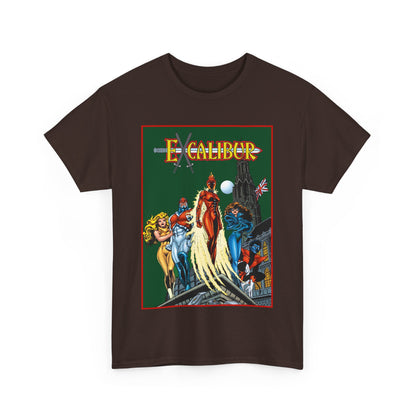 Excalibur T-Shirt - Amazing Alan Davis Art - Nightcrawler, Shadowcat, Captain Britain, Rachel Summers - Marvel Comics - X-Men Spin-Off - Mutants in the UK