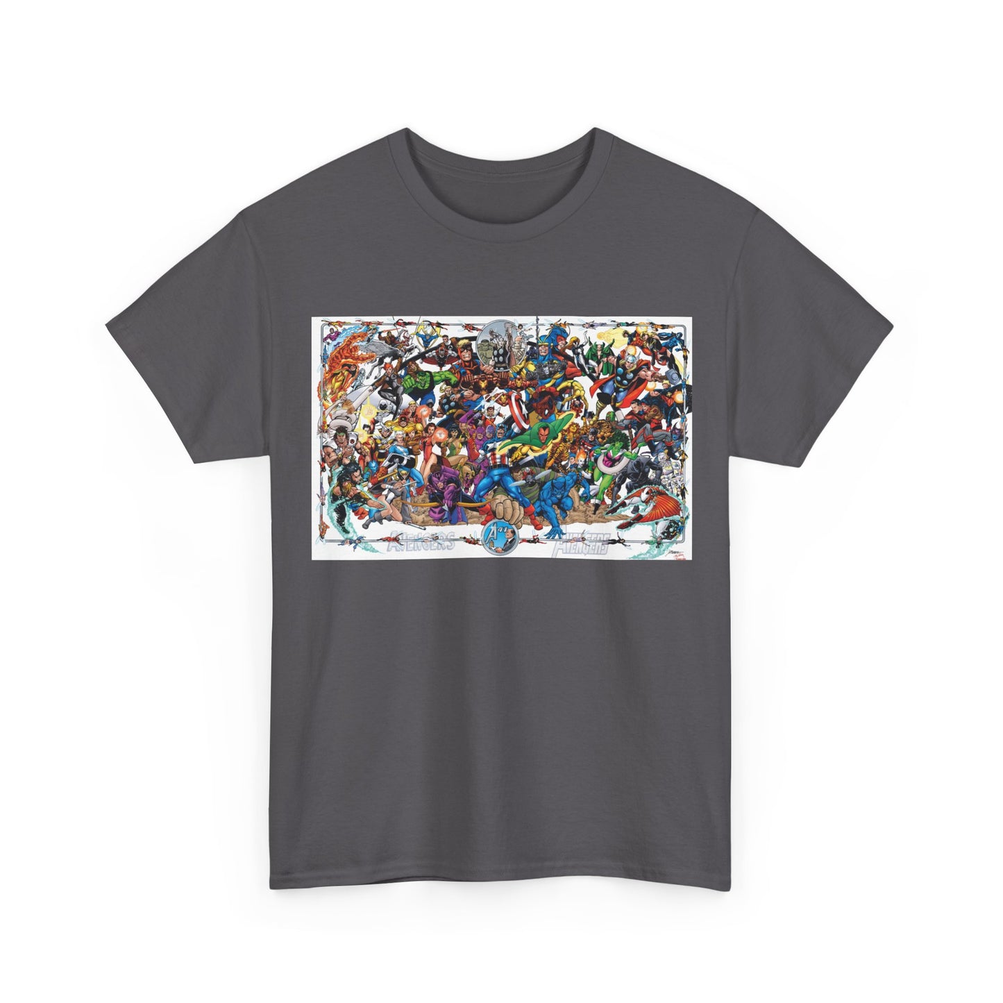 Avengers T-Shirt - George Perez Art - Poster Art of Basically Every Avenger - Marvel Comics