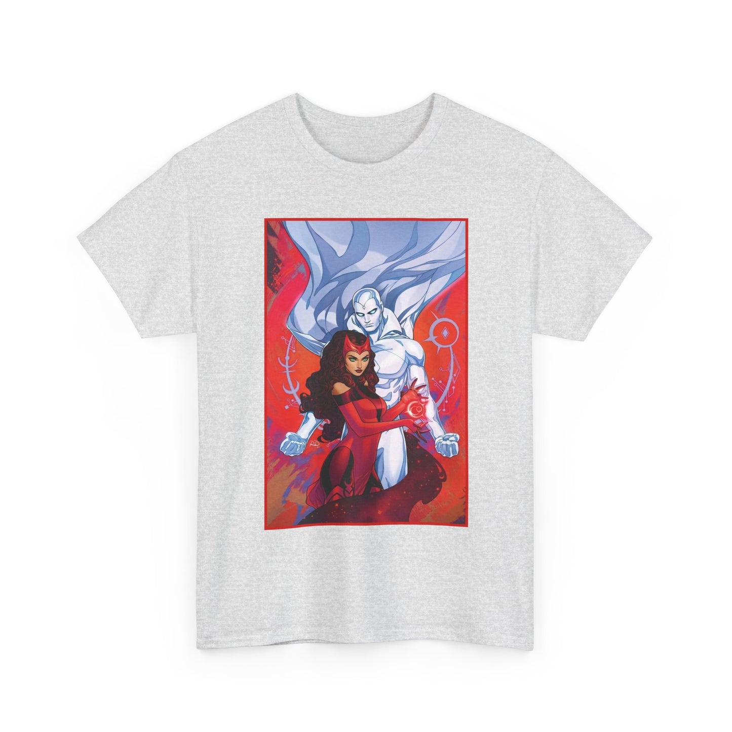 Scarlet Witch & Vision T-Shirt - Russell Dauterman Art - Avengers Members - Marvel Comics