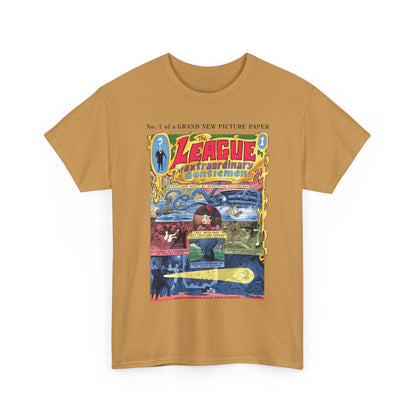 League of Extraordinary Gentlemen T-Shirt - Kevin O'Neill Art - Mina Murray, Captain Nemo, Allan Quatermain, Dr. Jekyll, & The Invisible Man - Alan Moore Story - DC Comics