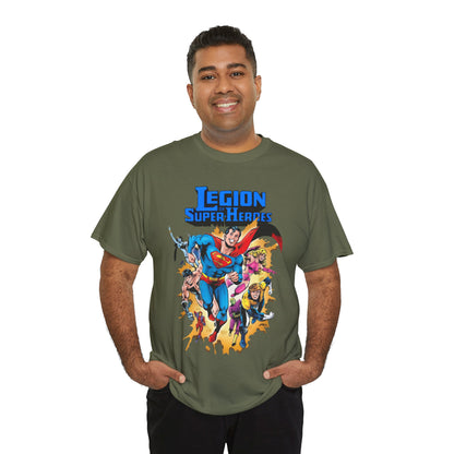 Superboy & Legion of Super-Heroes T-Shirt - Joe Staton Art - DC Comics