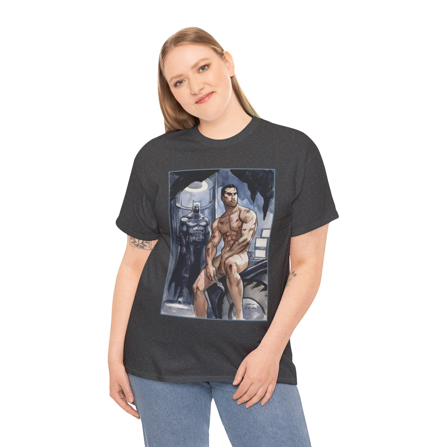 Batman in the Buff T-Shirt - DC Comics