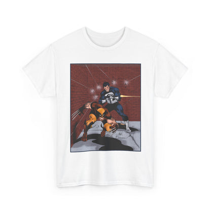 Wolverine & Punisher T-Shirt - John Buscema Art - Marvel Comics