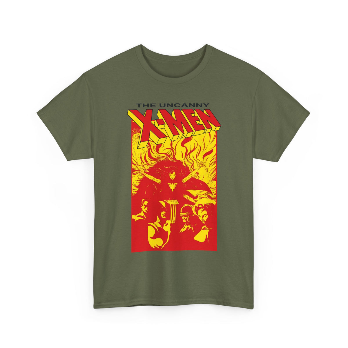 Uncanny X-Men T-Shirt - Steve Lightle Art - Dark Phoenix, Cyclops, Wolverine - Marvel Comics