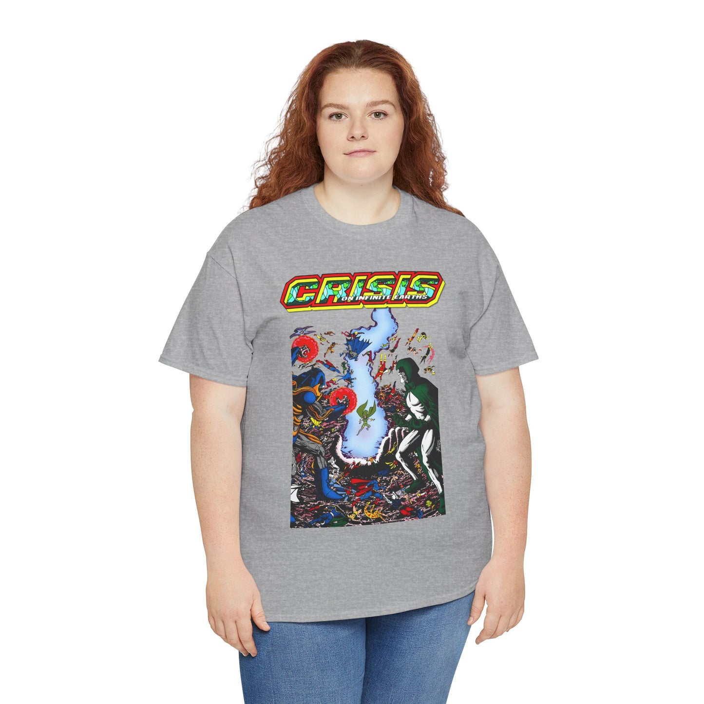 Crisis on Infinite Earths T-Shirt - George Perez Art - #10 Cover - Spectre Vs Anti-Monitor - DC Comics