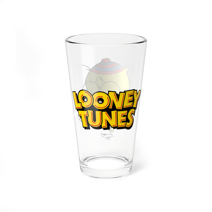 Egghead Jr Pint Glass, 16oz - Looney Tunes Character - Foghorn Leghorn Sidekick - WB Cartoon Art