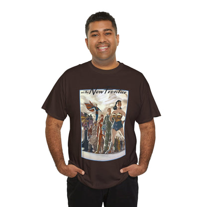 DC: The New Frontier T-Shirt - Darwyn Cooke Art - Superman, Wonder Woman, Flash, Batman - DC Comics