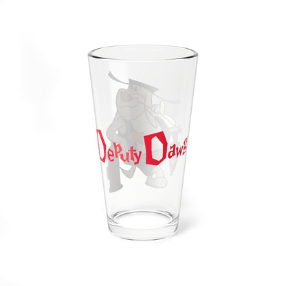 Deputy Dawg Pint Glass, 16oz - Classic Terrytoons 1960s Beloved Cartoon - Retro Animation