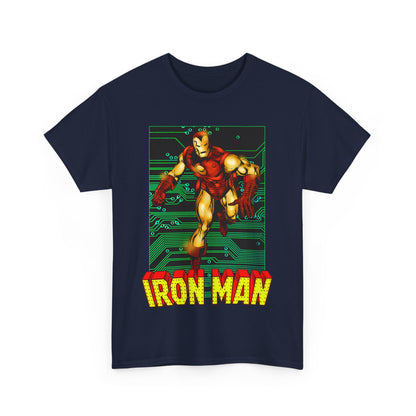 Iron Man T-Shirt - John Byrne Art - Tony Stark, Stark Industries - Avengers Member & Leader - Marvel Comics Armored Hero