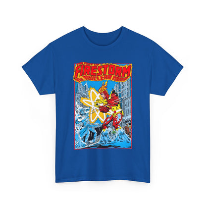Fury of Firestorm T-Shirt - Pat Broderick Art - Vs Killer Frost - #3 Cover Art - DC Comics