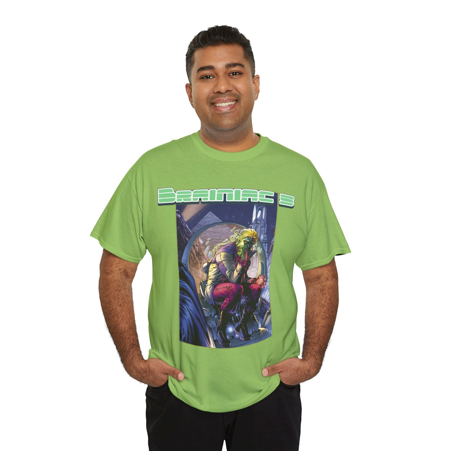 Brainiac 5 T-Shirt - Jim Lee Art - Legion of Super-Heroes Member - DC Comics