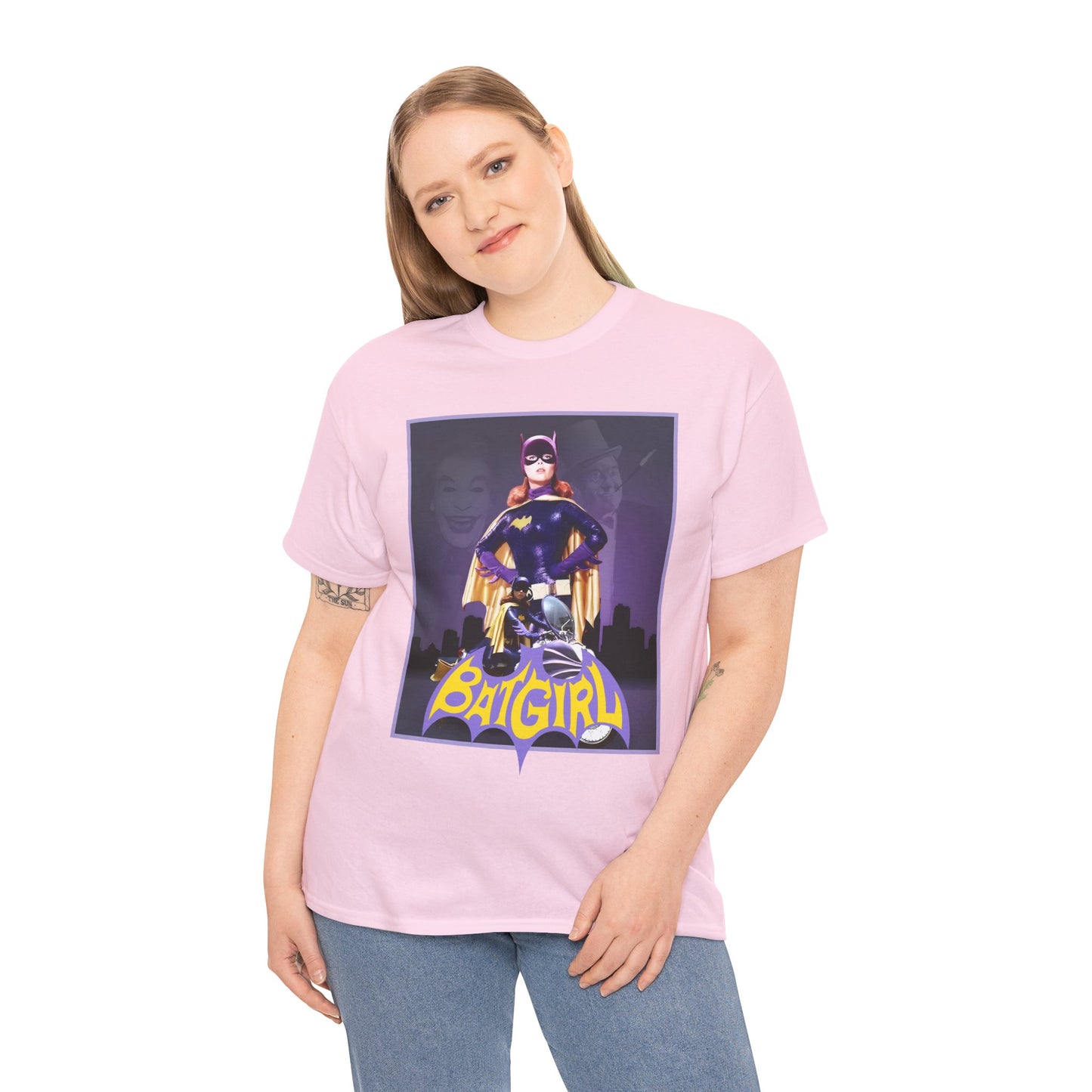 Batgirl 66 T-Shirt - Yvonne Craig - DC Comics - 1960s TV - Batman, Bruce Wayne, Joker, Penguin