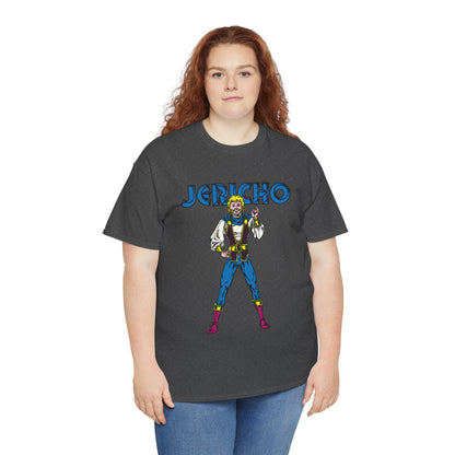 Jericho T-Shirt - George Perez Art - New Teen Titans Member - Son of Deathstroke, Brother of Ravager - DC Comics