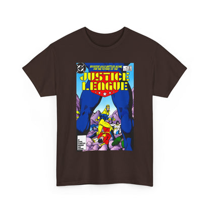 Justice League T-Shirt - Kevin Maguire Art - Booster Gold - DC Comics