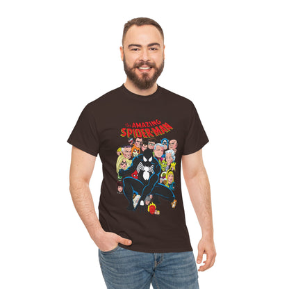 Amazing Spider-Man T-Shirt - Green Goblin, Kingpin, Hobgoblin, Electro, Black Cat, Mysterio, Doctor Octopus, Gwen Stacy - Marvel Comics