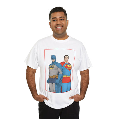 Superman & Batman T-Shirt - Frank Quitely Art - World's Finest Variant Cover Art - DC Comics