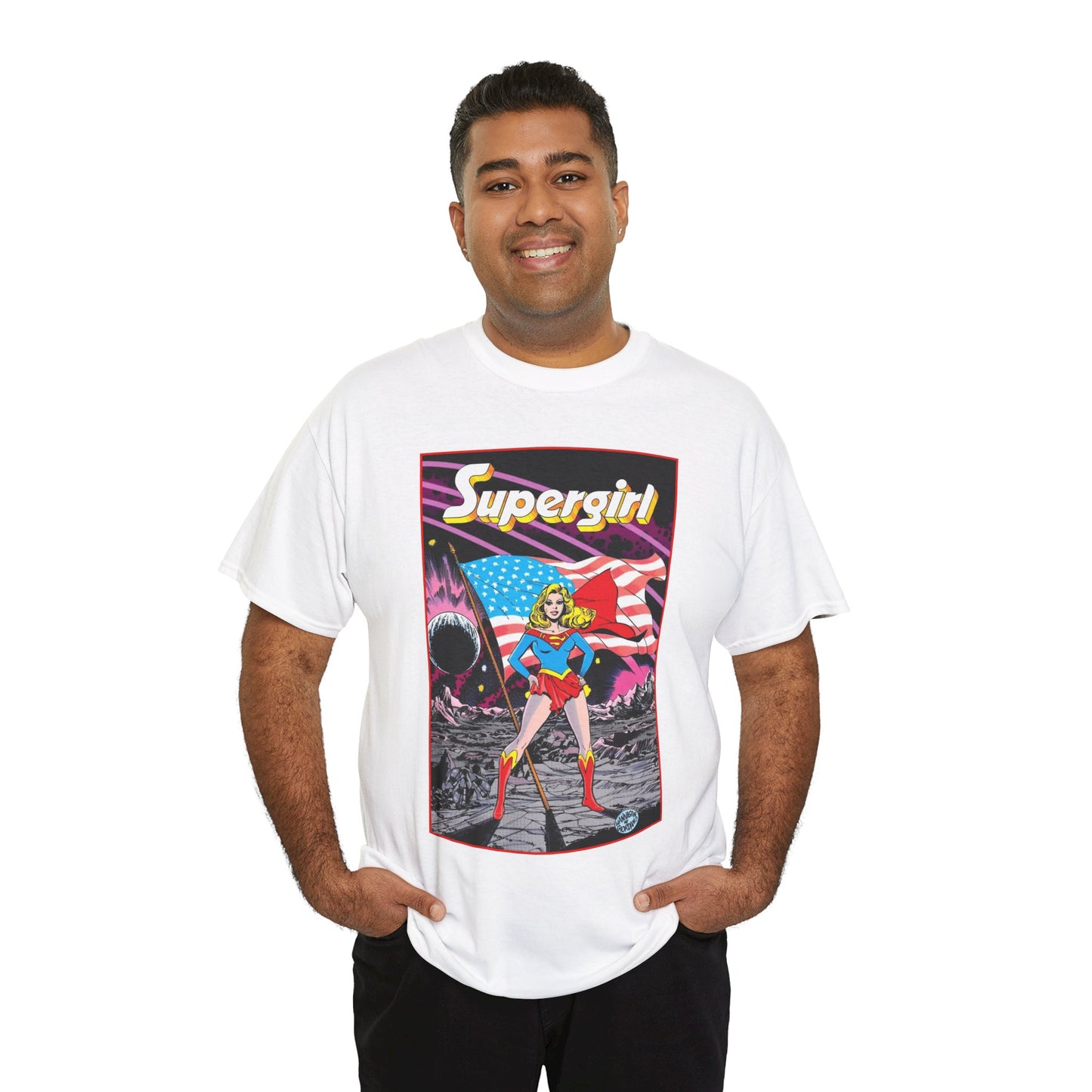 Supergirl T-Shirt - 1980s Art - 2026 Movie with Milly Alcock - DC Comics
