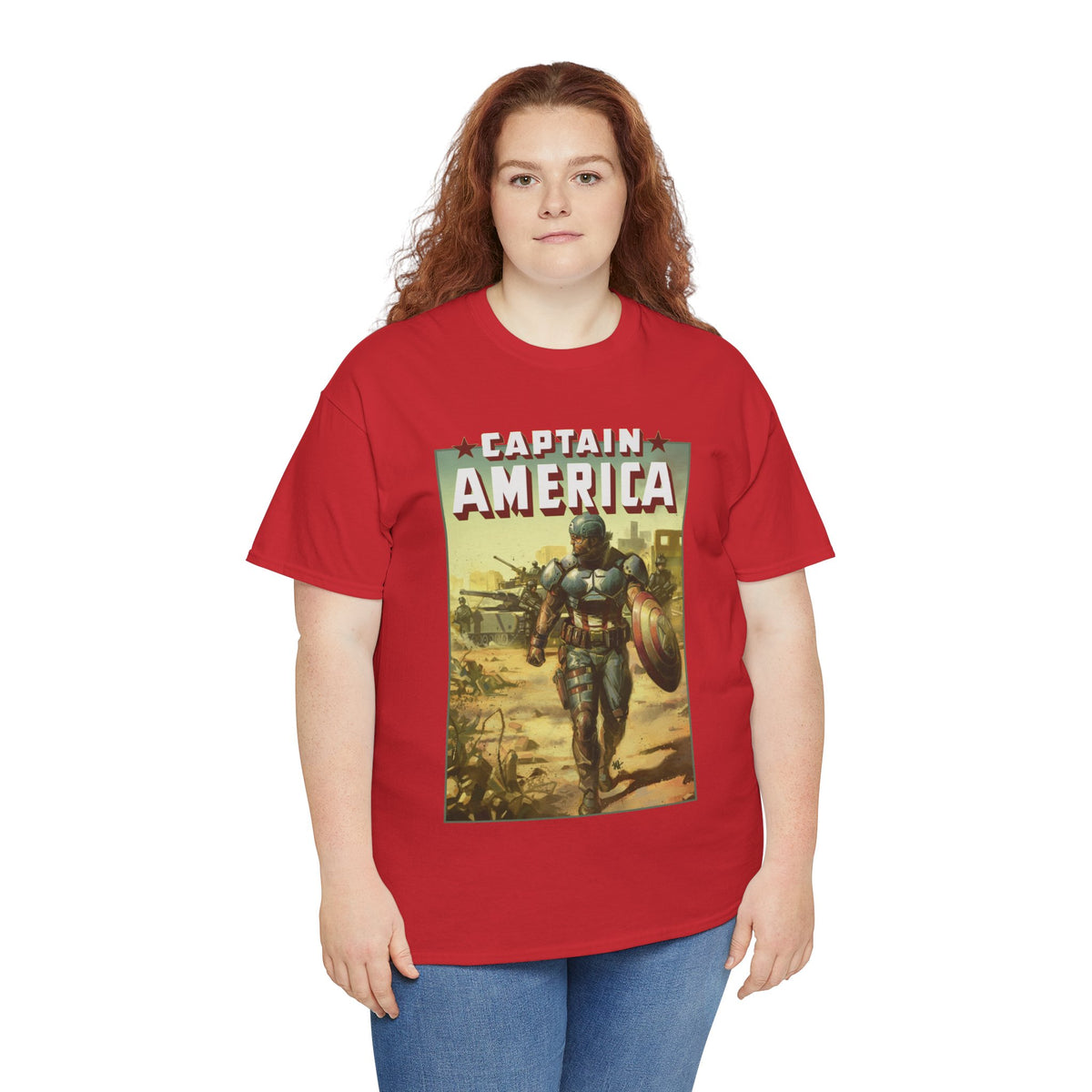 Captain America T-Shirt - Ben Harvey Art - Marvel Comics