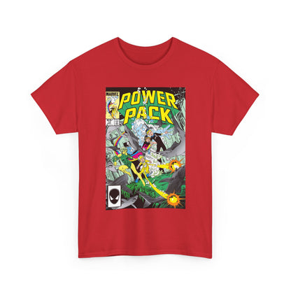 Power Pack #10 T-Shirt - With Marrina from Alpha Flight - Marvel Comics