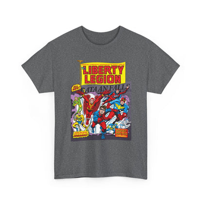 Liberty Legion T-Shirt - Marvel Premiere #29 - Bucky, Miss America, Whizzer, Patriot, Red Raven - Marvel Comics
