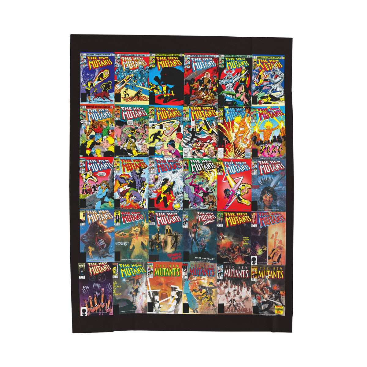 New Mutants Blanket - Bob McLeod and Bill Sienkiewicz Art - Marvel Comics - Soft & Comfy